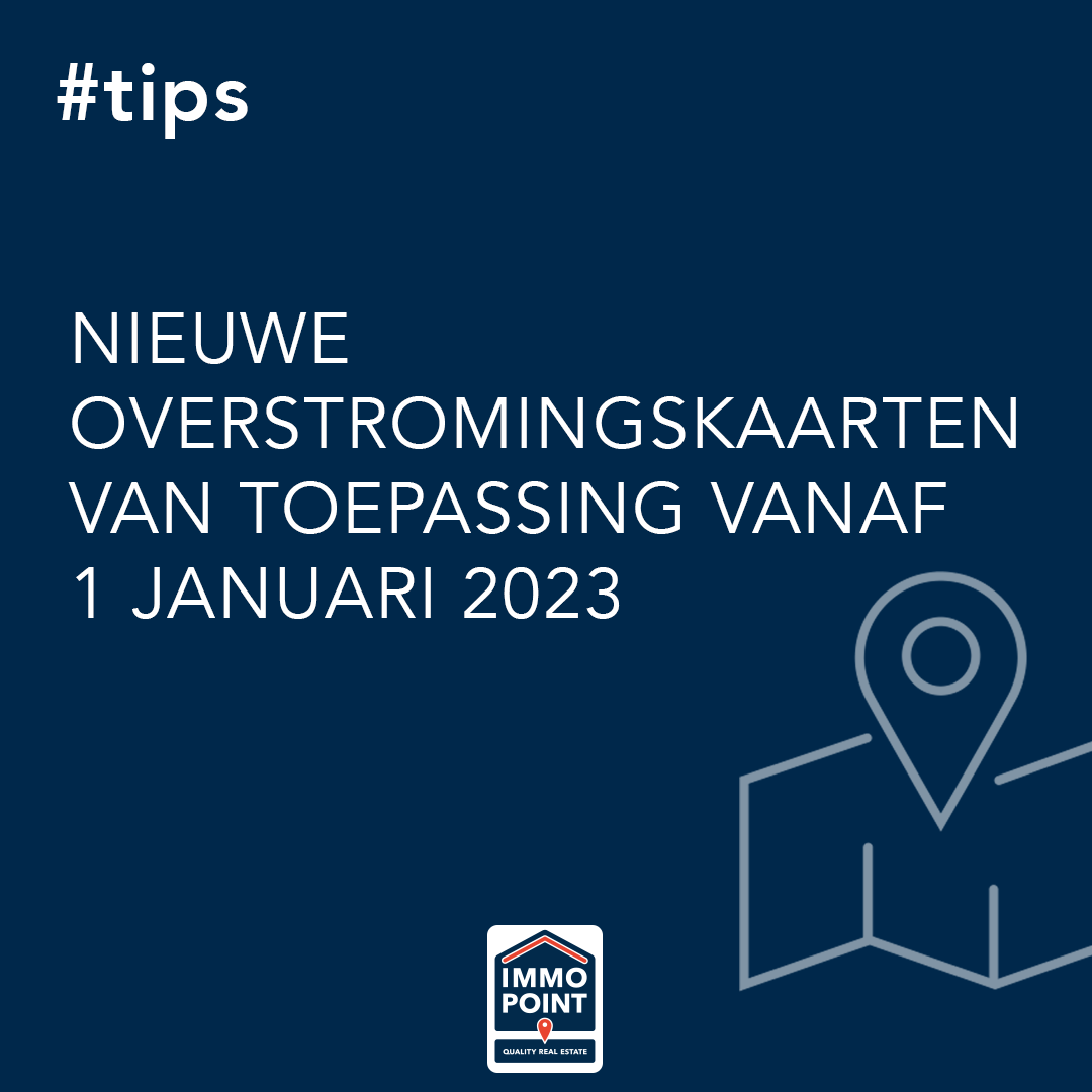 Nieuwe overstromingskaarten van toepassing vanaf 1 januari 2023